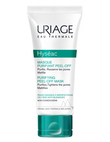 Uriage hyseac maschera peel off trattamento pelle grassa 50ml