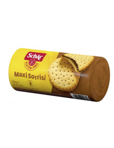 Schar maxi sorrisi biscotti ripieni di crema al cacao 250g