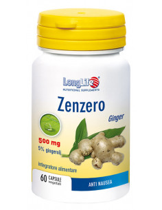 Zenzero longlife 60 capsule veg | Clubfarma
