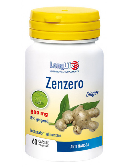 Zenzero longlife 60 capsule veg
