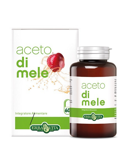 Aceto mele 60 capsule 550mg erbavi