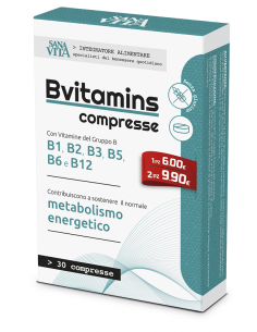 Sanavita b-vitamins 30 compresse