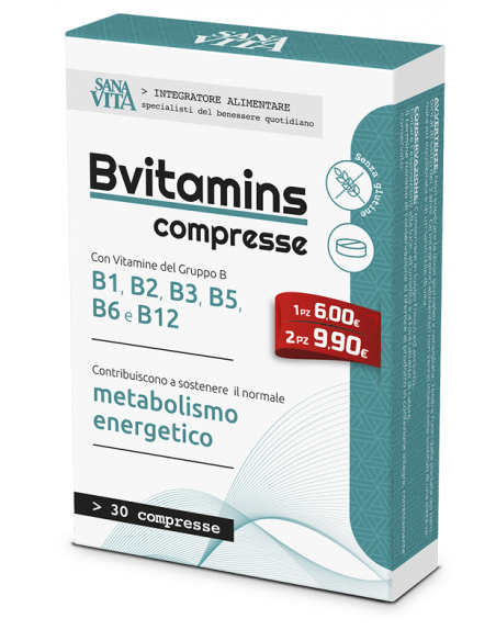 Sanavita b-vitamins 30 compresse