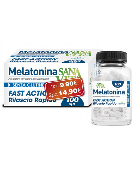 Sanavita melatonina 100 compresse