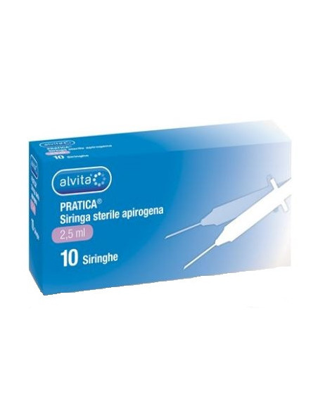 Alvita siringhe 2,5ml g23 10pz