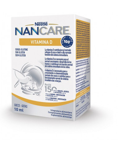 Nancare vitamina d gocce 10ml