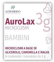 Aurolax microclismi bambini 6p