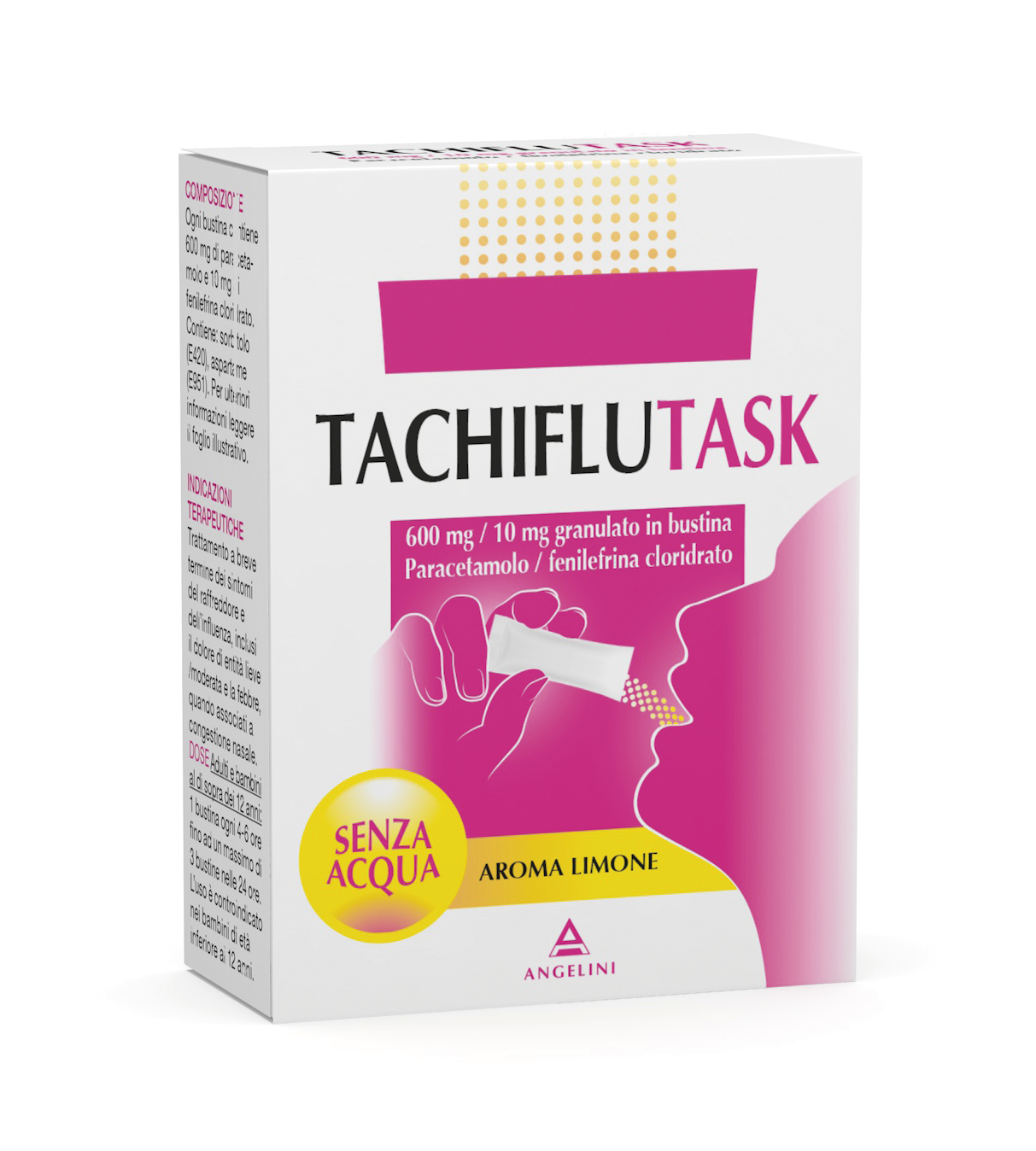 Tachiflutask 10bs 600mg+10mg limone