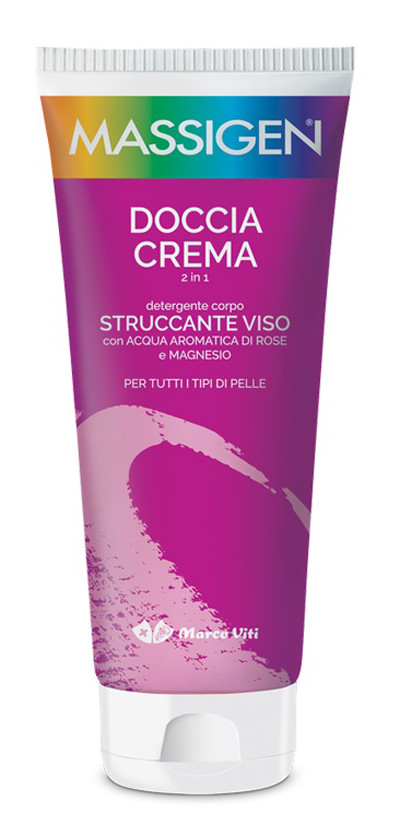 Massigen doccia crema 2 in 1 struccante viso 200ml