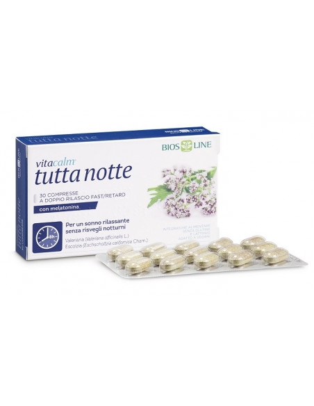 Vitacalm tutta notte mel 60 compresse