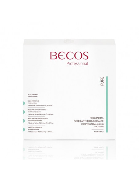 Becos pure programma purificante opacizzante 5 trattamenti monouso 50ml