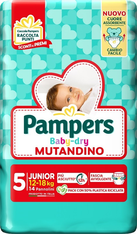 Pampers bd mut junior sp 14pz