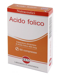 Acido folico 400mcg 60 compresse kos | Clubfarma