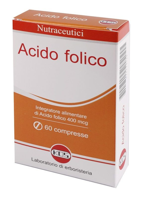 Image of Acido folico 400mcg 60cpr kos cod085