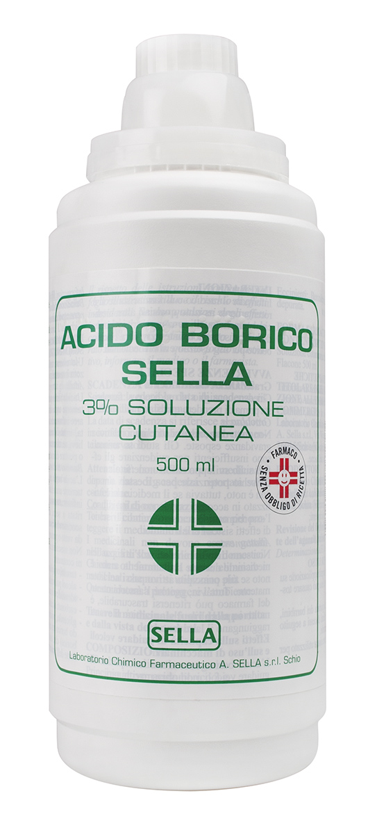 Acido borico sella*3% 500ml