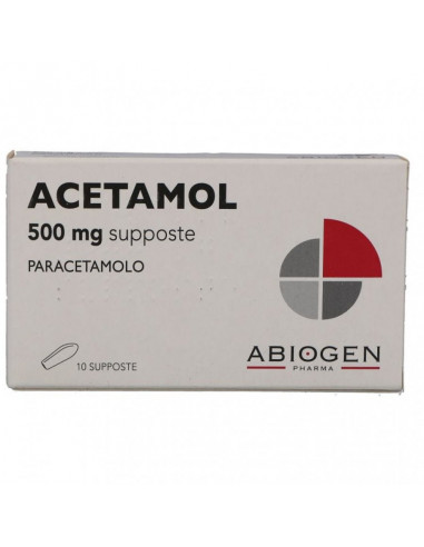 Acetamol*10supp 500mg