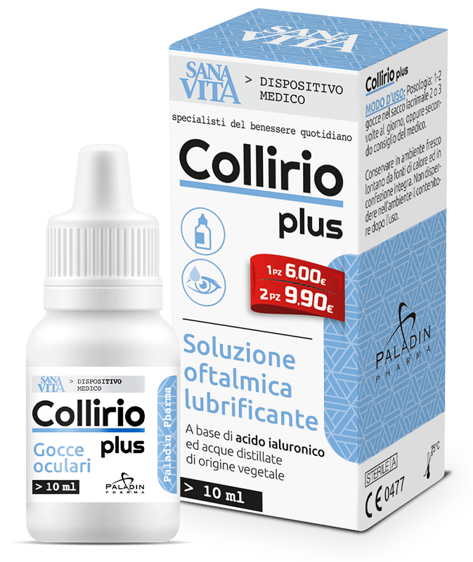 Sanavita collirio plus 10ml