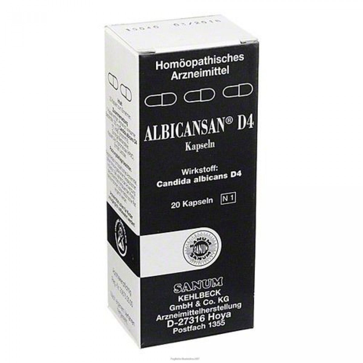 Image of Albicansan pom d3 30g sanum cod085