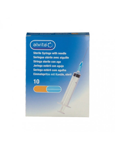 Alvita siringhe 5ml g23 10pz
