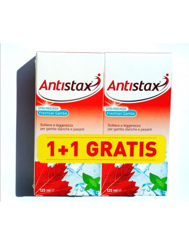 Antistax fresh gel 1 piu 1 promo