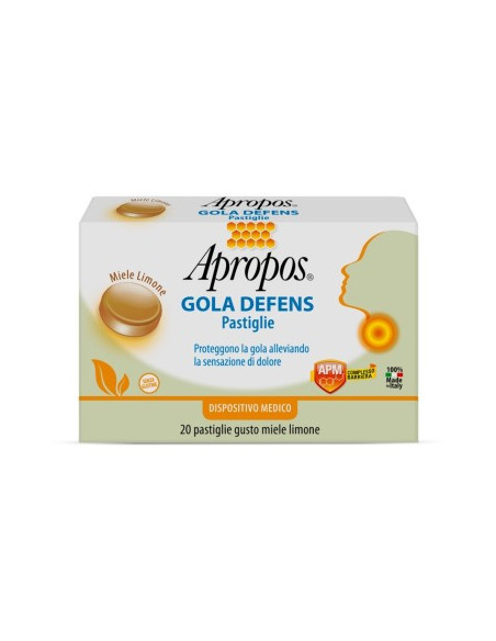 Apropos gola d pro 20 pastiglie miel