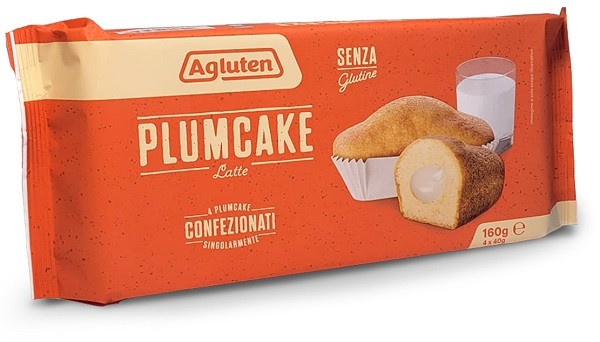 Agluten plumcake latte 4x40g