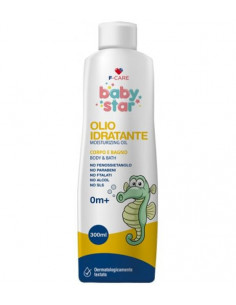 Babystar olio corpo bagno300ml