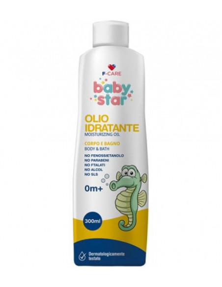 Babystar olio corpo bagno300ml