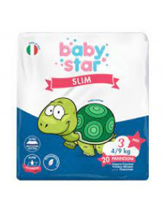 Babystar slim 4 9kg t3 md 20pz