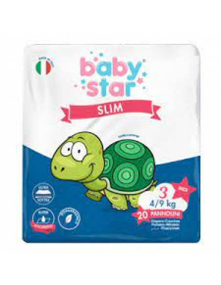 Babystar slim 4 9kg t3 md 20pz
