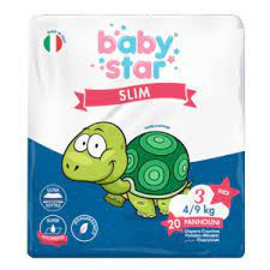 Babystar slim 4 9kg t3 md 20pz