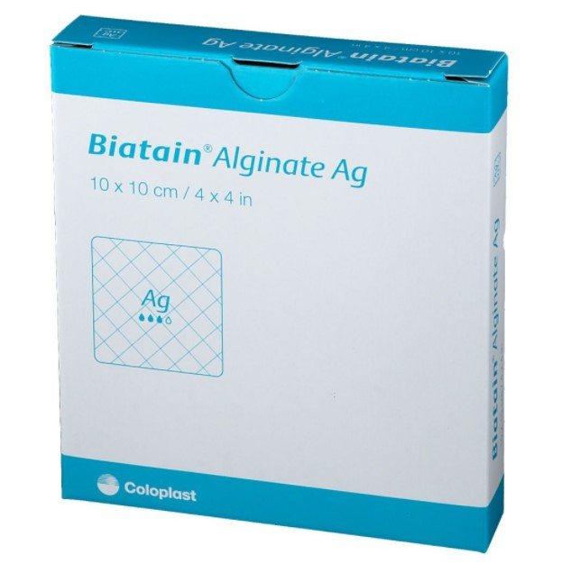 Biatain alginate ag 10x10 10pz