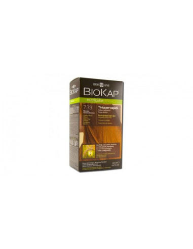 Biokap nutricolor delicato 7,33 new biondo grano dorato tinta 140 ml