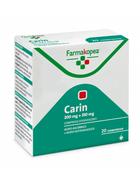 Carin*20 compresse eff 330mg piu 200mg