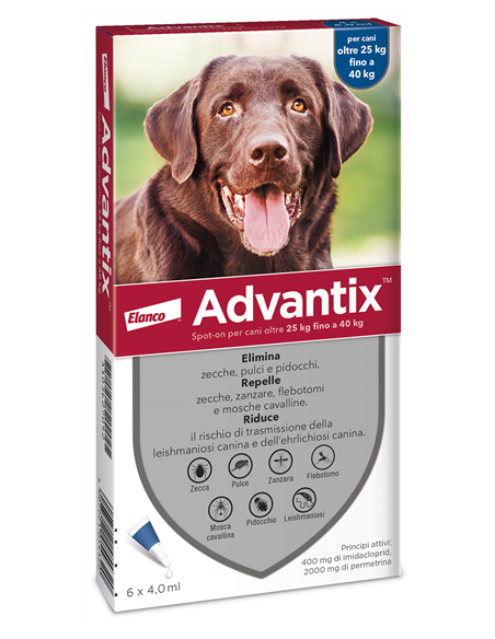 Advantix spot on 6pip 25-40kg