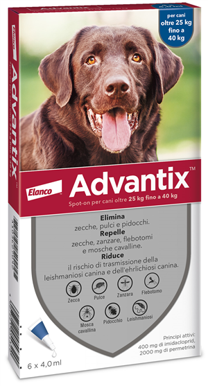 Image of Advantix spot on 6pip 25-40kg cod085