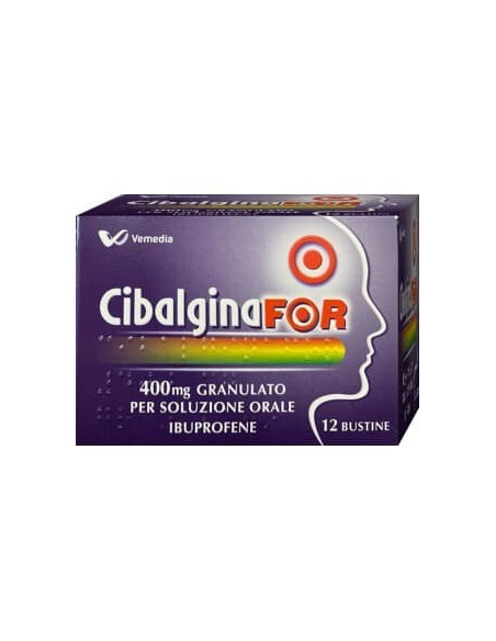 Cibalginafor*grat 12 bustine 400mg