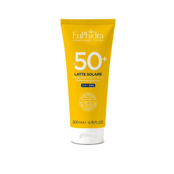 Image of Euphidra Kaleido Uv System latte solare resistente all'acqua SPF 50+ 200ml cod085