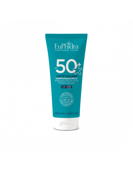 Euphidra Latte Solare Dermopediatrico per Bambini SPF 50+ 200ml