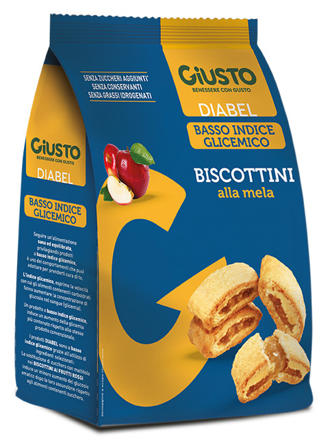 Image of Giusto diabel biscottini mela cod085