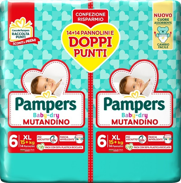 Pampers bd mut duo dwct xl28pz