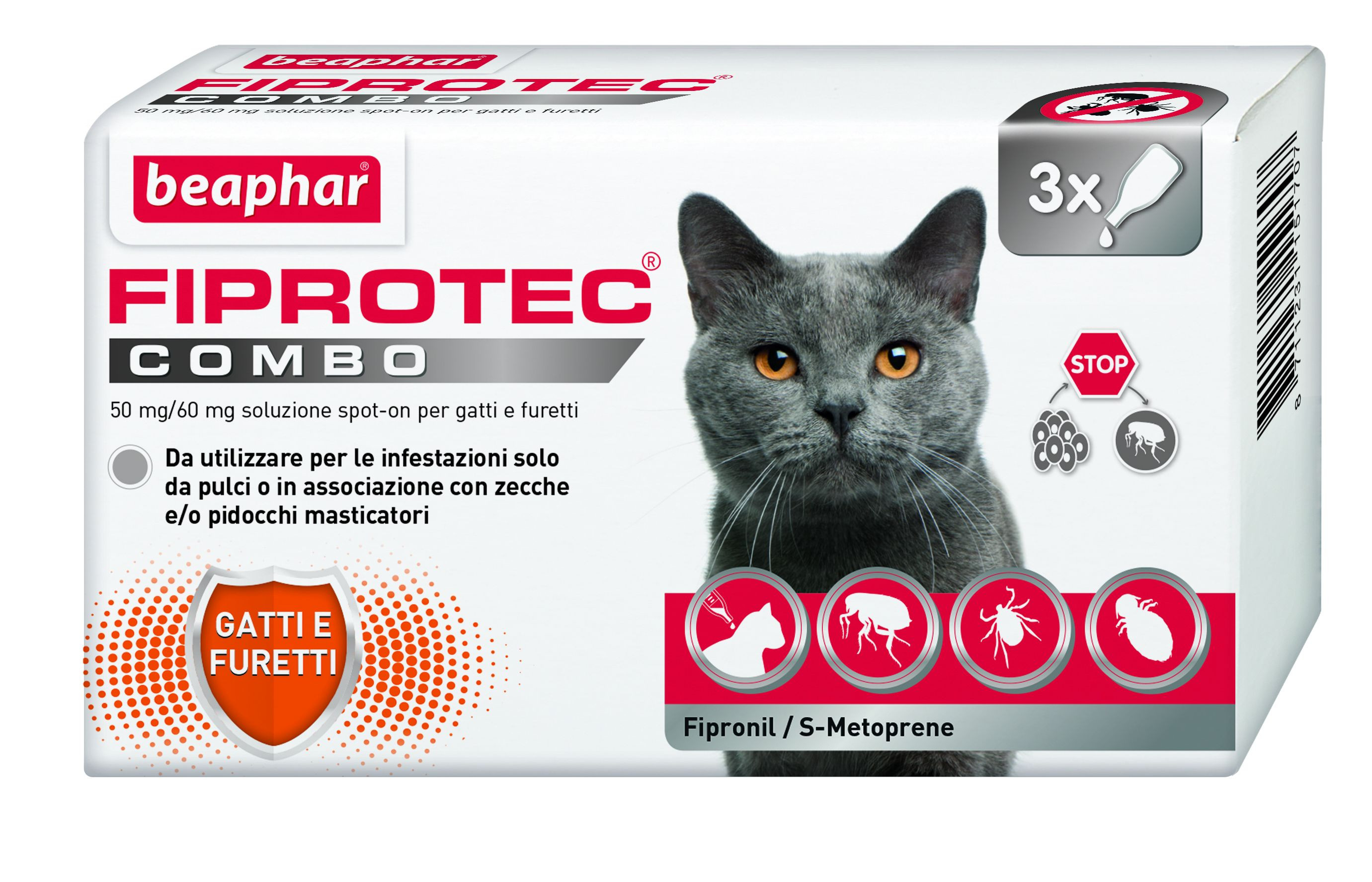 Combotec 3pip gatti/furet