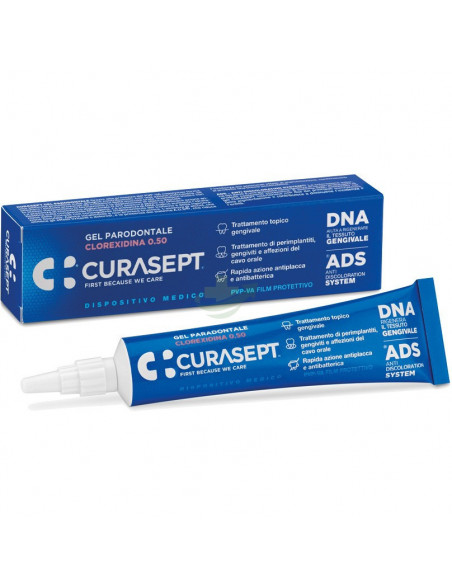 Curasept gel parodontale 0,5% 30 ml ads + dna