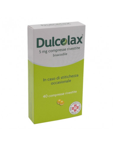 Dulcolax compresse contro la stitichezza occasionale 40 compresse rivestite 5 mg