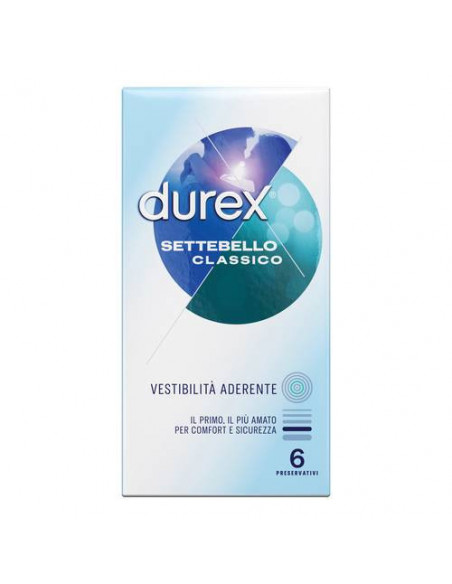 Durex settebello classico profilattici 6 pezzi