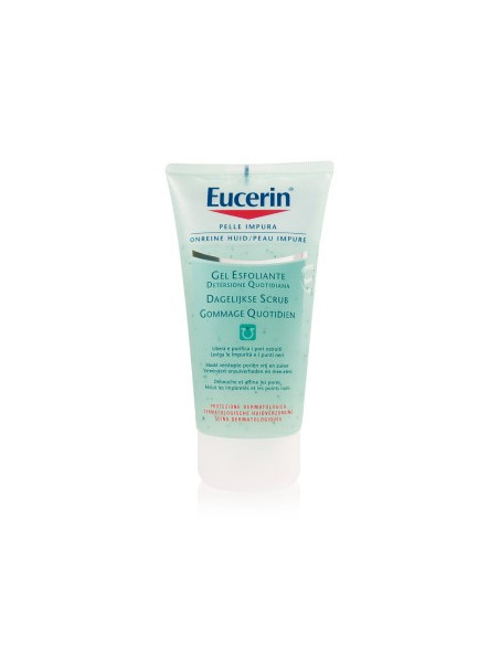 Eucerin p/impur gel esfol150ml