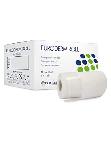 Euroderm roll rot pur 10cmx10m