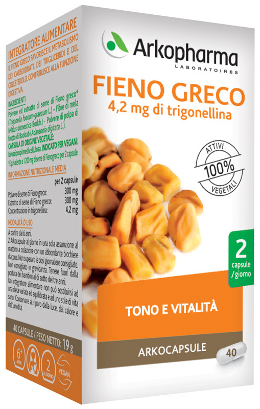 Image of Arko capsule fieno greco 40 capsule cod085