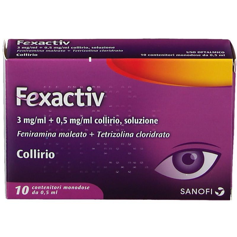 Fexactiv collirio 10 flaconcini da 0,5ml
