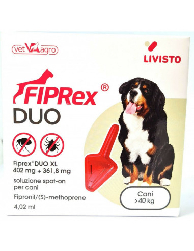 Fiprex duo l*1pip 20-40kg cani